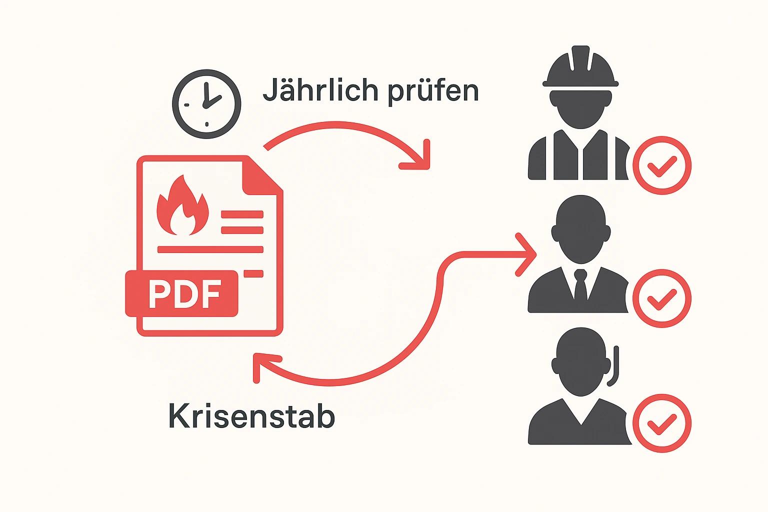 Emergency procedures for the crisis team